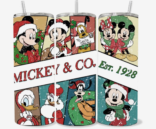 Mouse and Co Skinny Tumbler