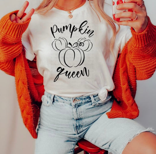 Mouse Pumpkin Queen Tee