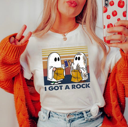 Ghost I got rocks tee