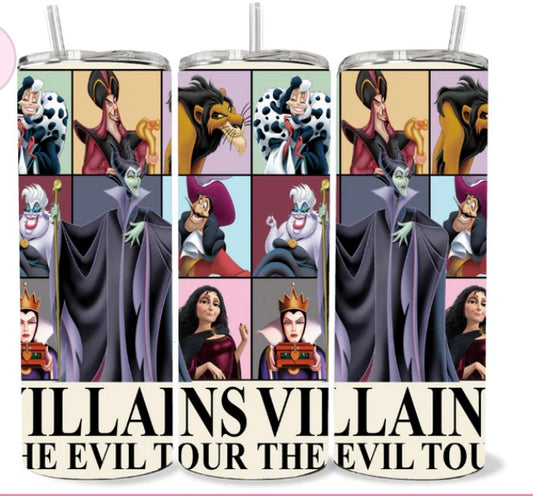 Villains skinny tumbler