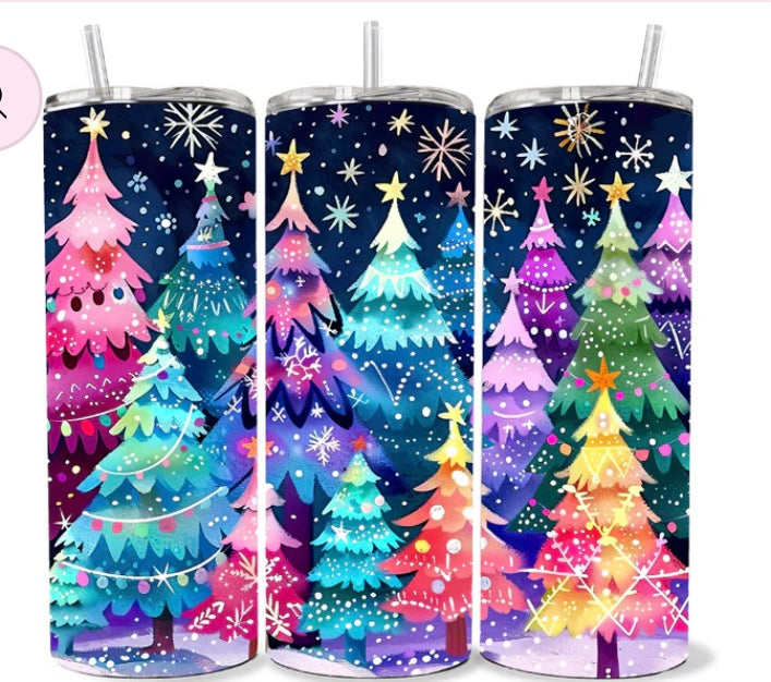 Christmas Tree Skinny Tumbler