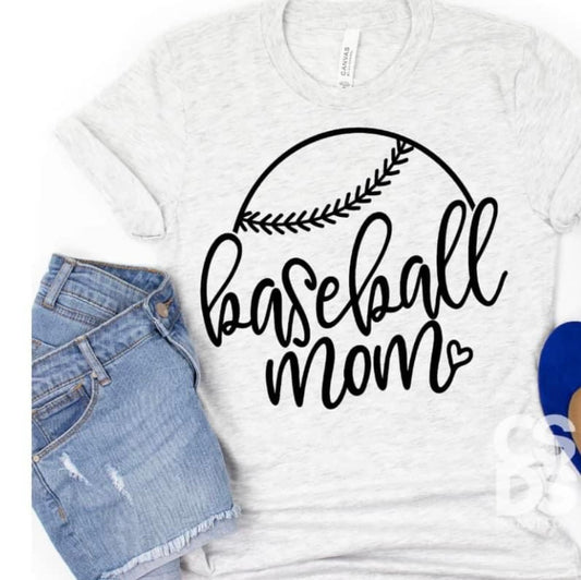 Baseball Mom tee