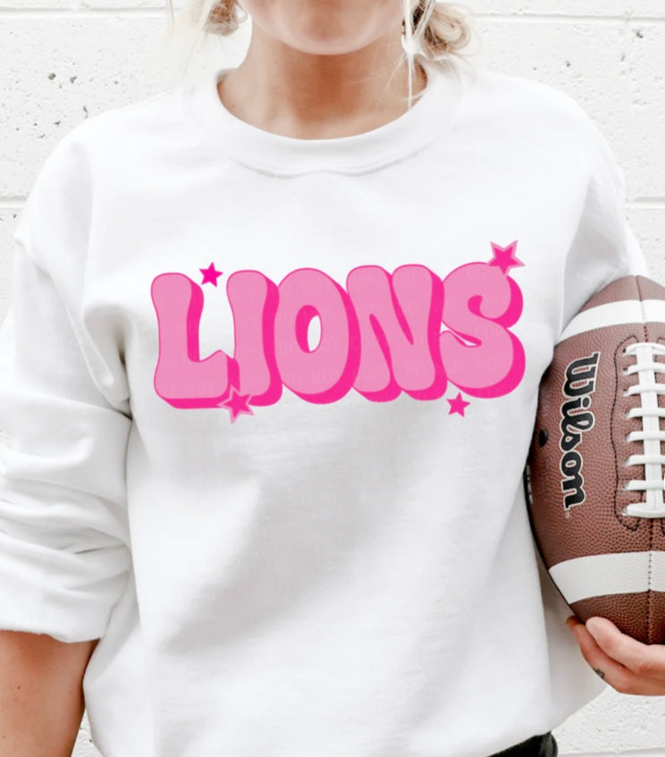 Lions (Pink) Crewneck