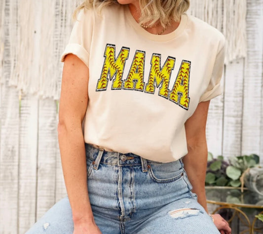 Softball Mama tee