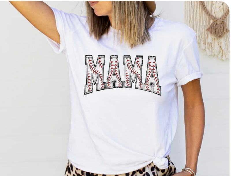 Baseball Mama tee