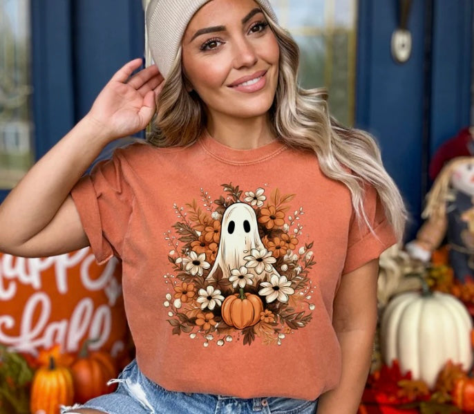 Ghost autumn floral tee