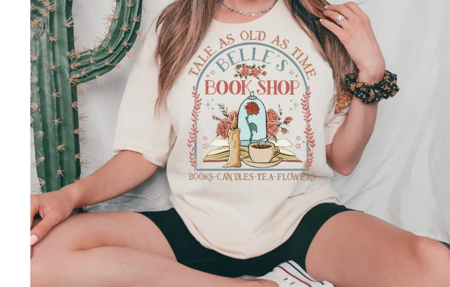 Belle's Bookshop tee