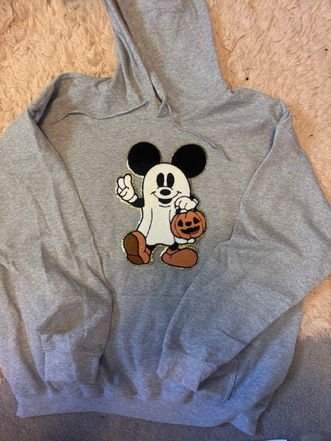 Ghost Mouse Hoodie (Patch)