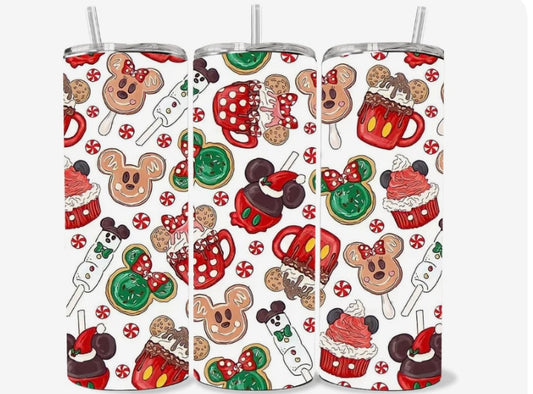 Mouse Snacks Skinny Tumbler