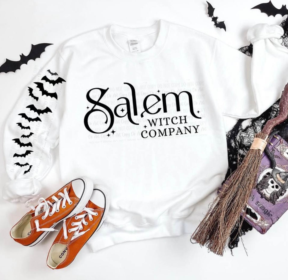 Salem Witch Company Crew with sleeve detail