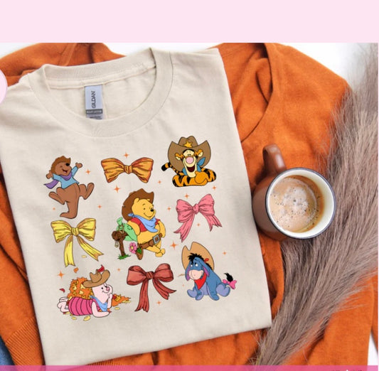 Bear and Friends Cowboy tee