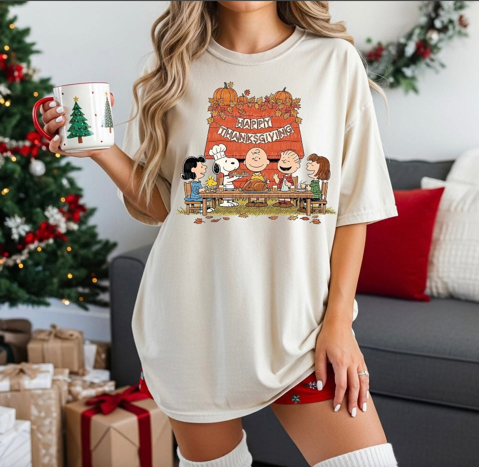 Thanksgiving Peanuts Tee