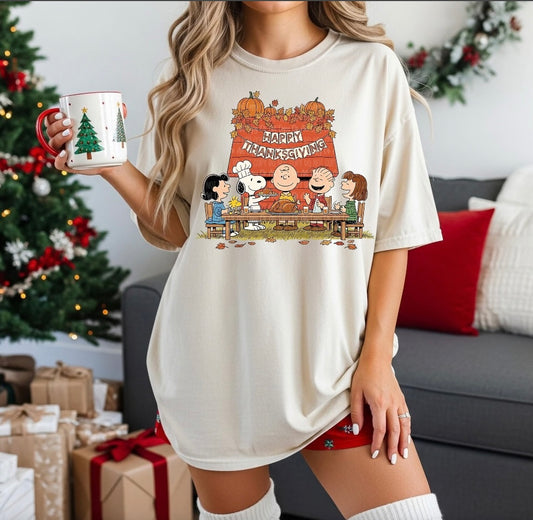 Thanksgiving Peanuts Tee