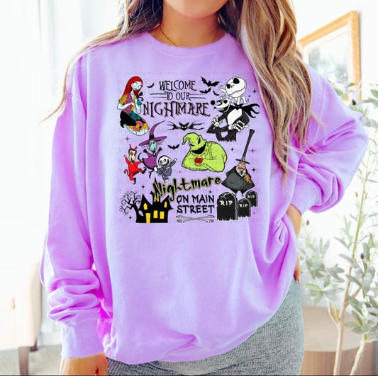 Welcome to our Nightmare crewneck