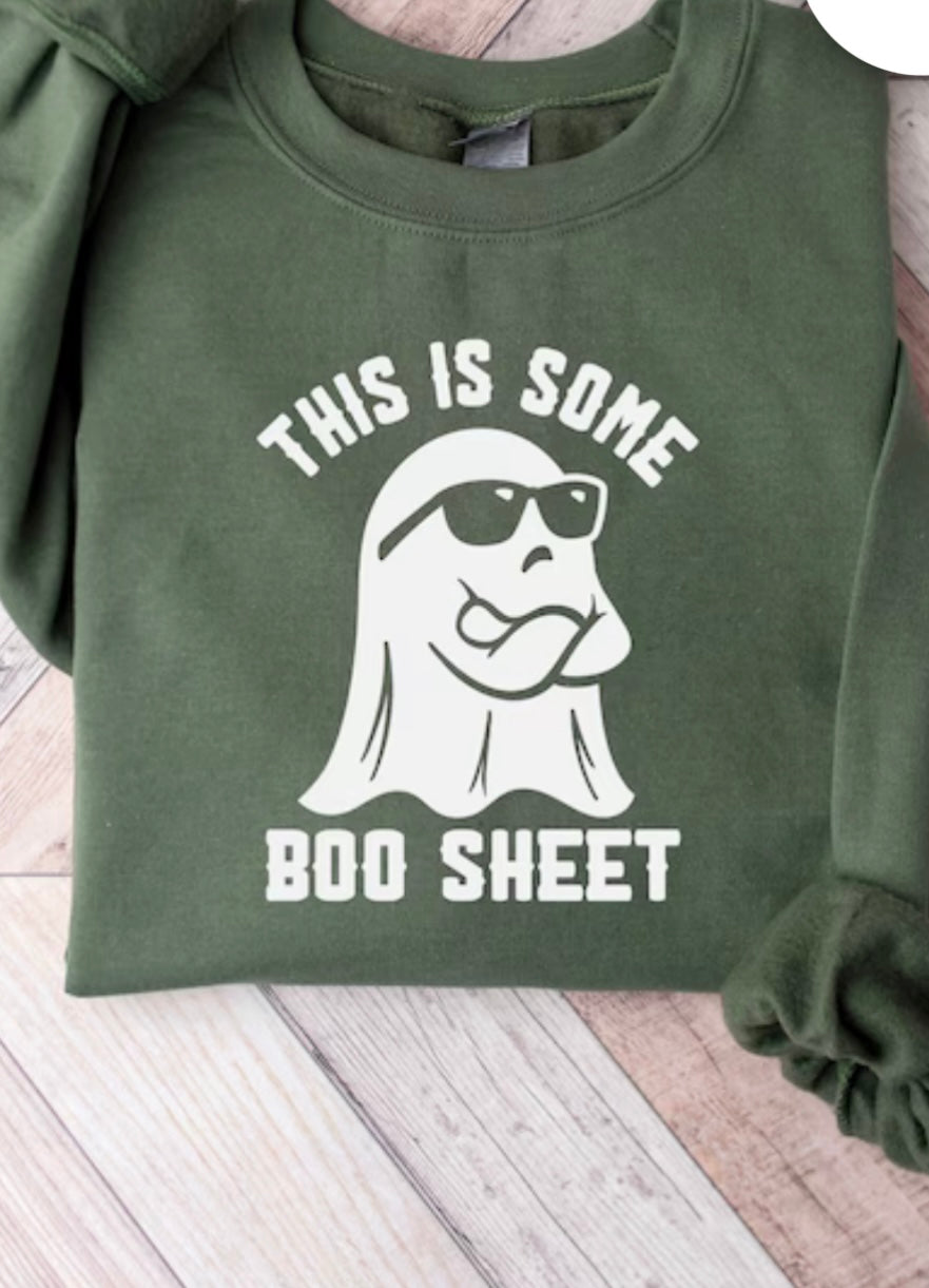 This is some Boo Sheet Crewneck