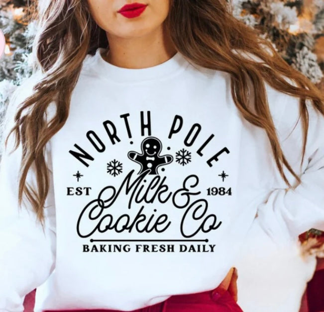 North Pole Milk & Cookie Co Crewneck