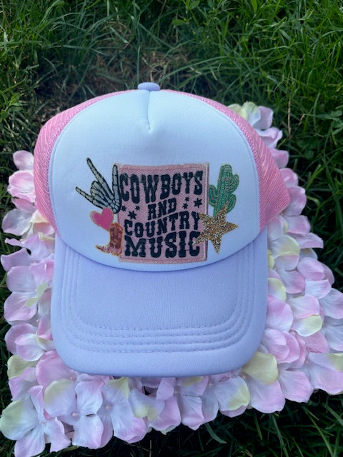 Cowboys and Country Music trucker hat