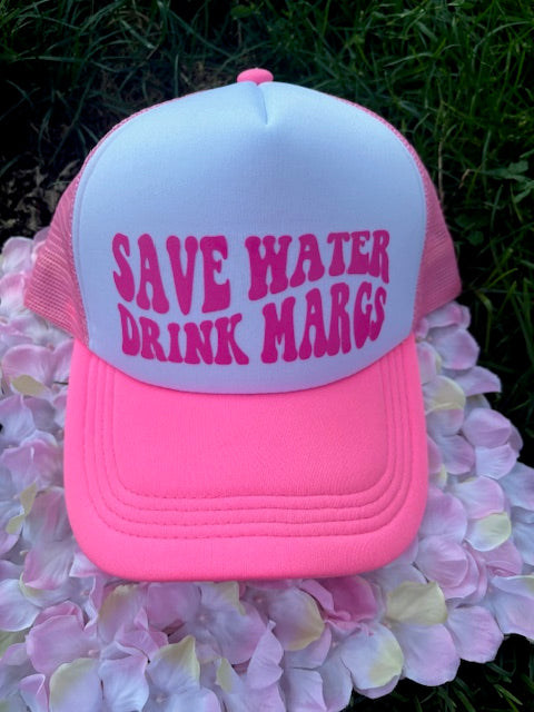 Save water drink Margs trucker hat