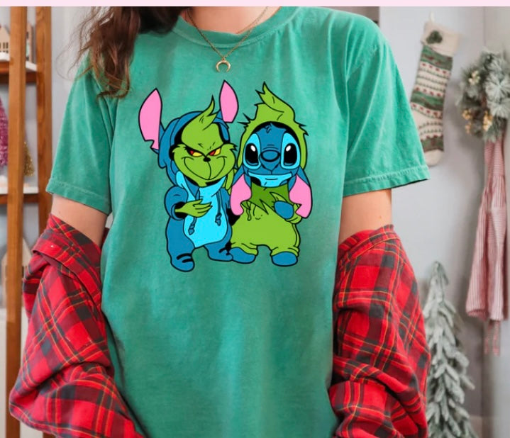 Green Guy and Blue Guy Tee