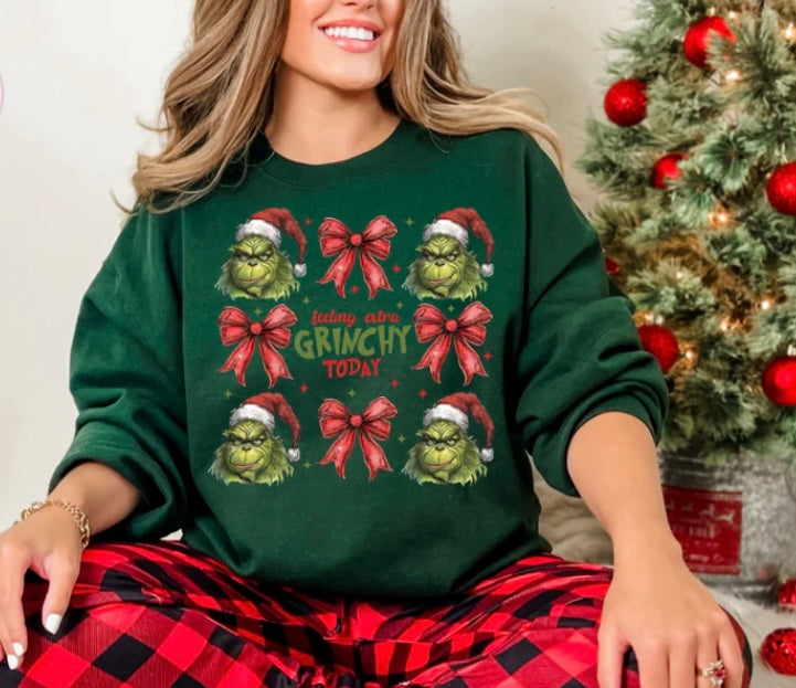 Feeling extra Grinchy Today Crewneck