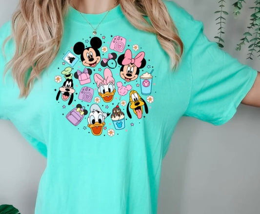 Mouse and Friends Tee
