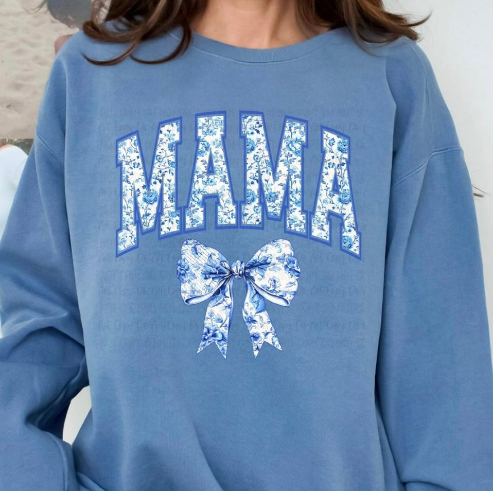 Mama floral crewneck