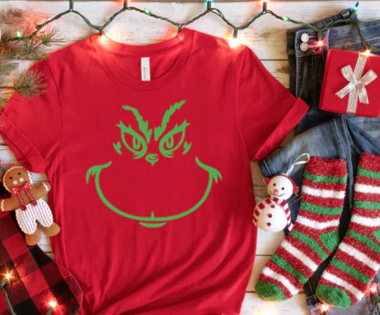 Grinch Face Tee