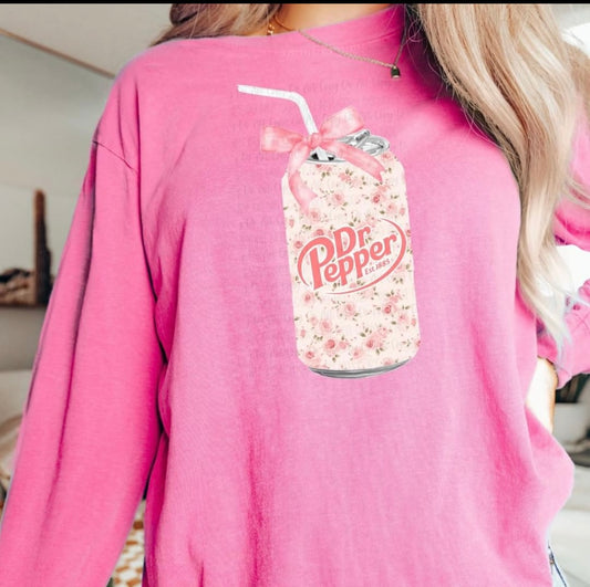 Pink Dr. Pep Crewneck