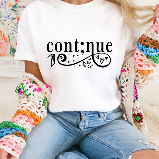 Continue  Tee