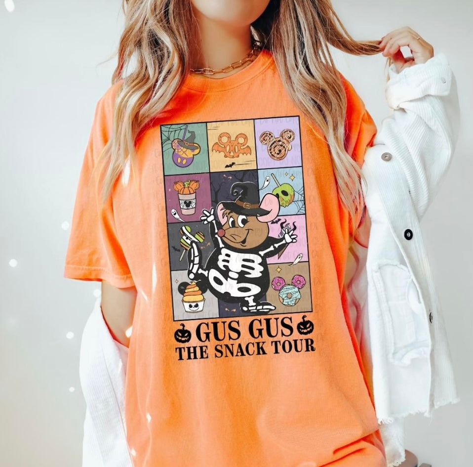 Gus snack tour Halloween tee