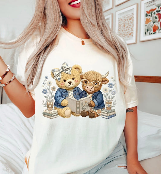 Reading Animals Tee