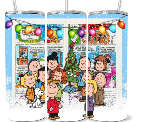 Peanuts Christmas Skinny Tumbler