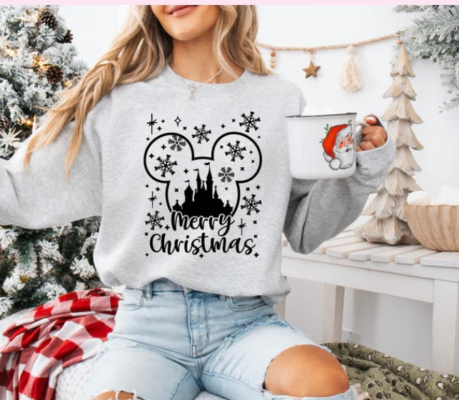 Mouse Merry Christmas Crewneck