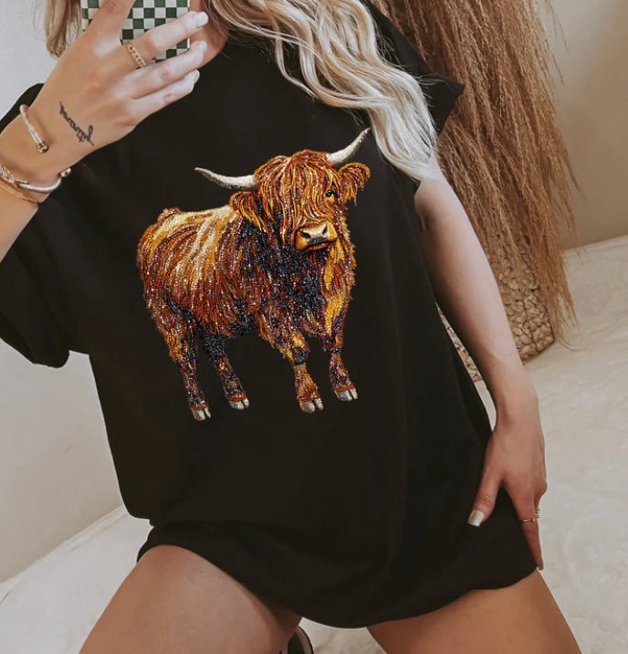 Hyland Cow Tee