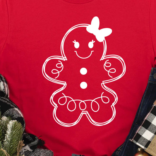 Girl Gingerbread tee