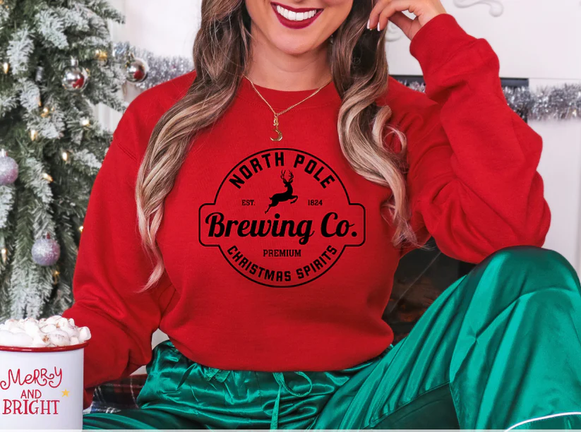 North Pole Brewing Co. crewneck