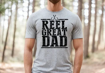 Reel great dad tee