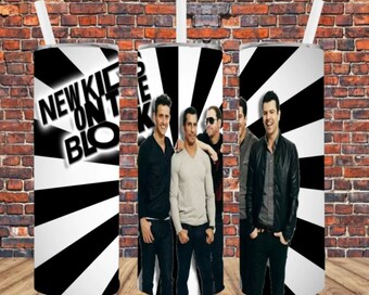 NKOTB skinny tumbler