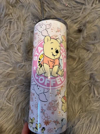 Bear Skinny Tumbler