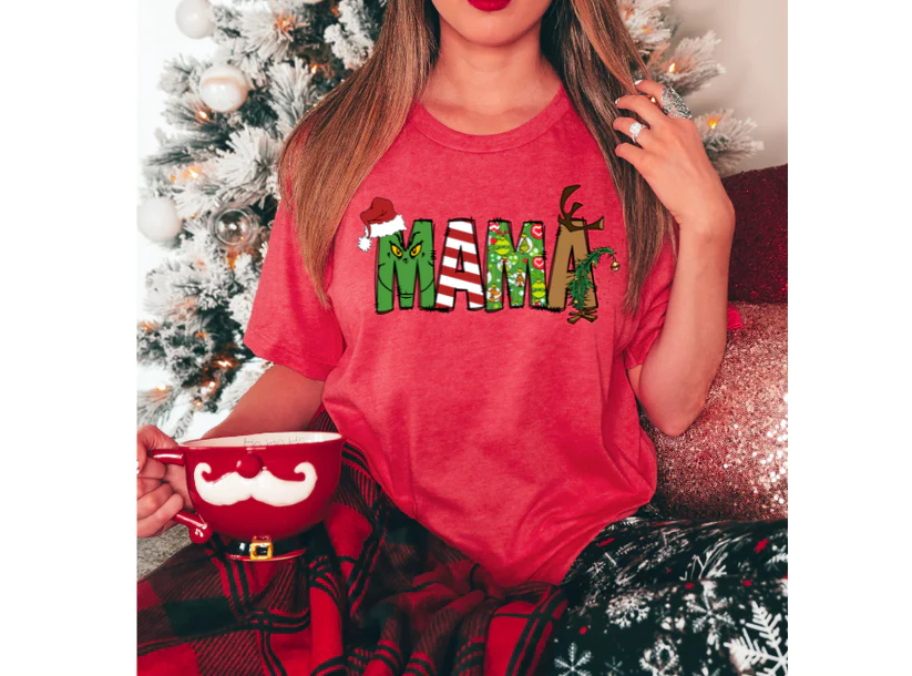 Grinch Mama Tee